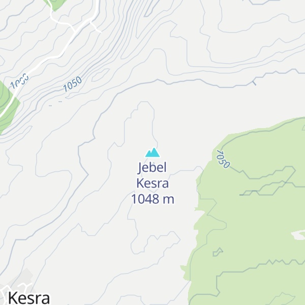Map of Jebel Kesra