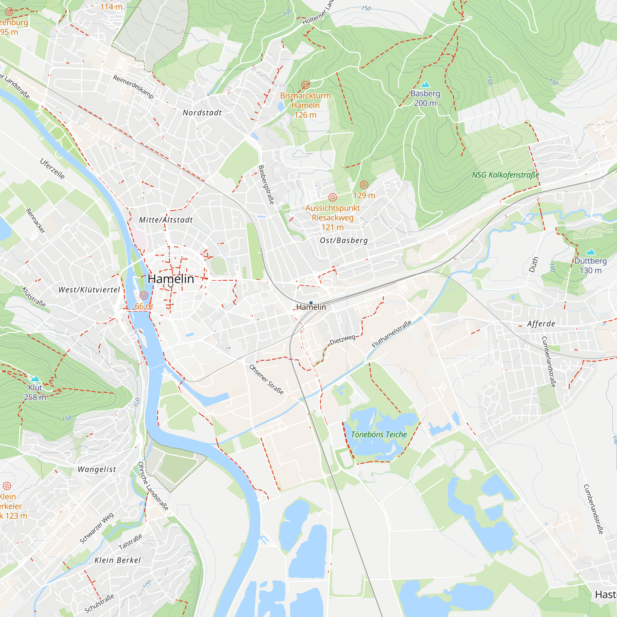 Öffis Nahverkehr Hameln-Pyrmont GmbH map