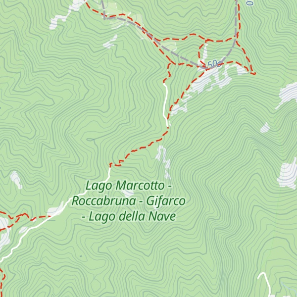 Map of Monte Groppetti del Lupo