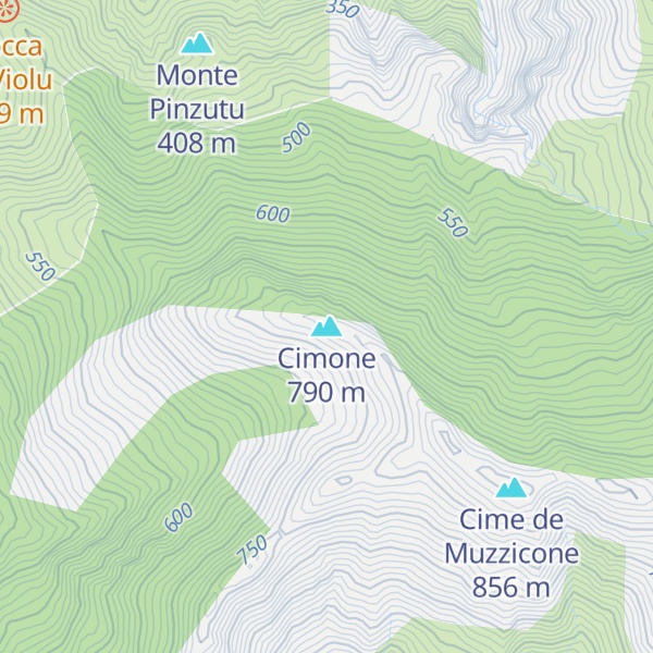 Map of Cimone