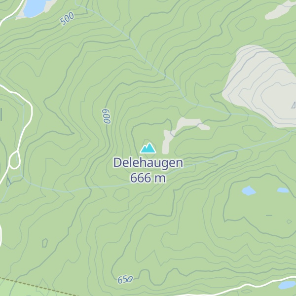 Map of Delehaugen