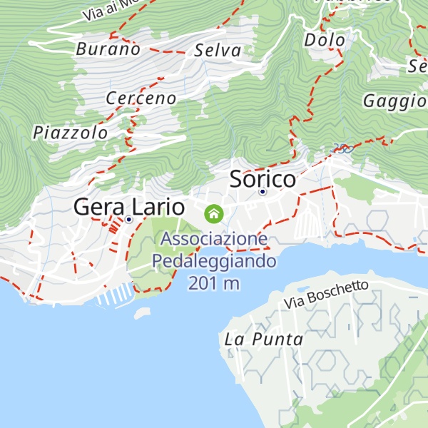 Map of Associazione Pedaleggiando