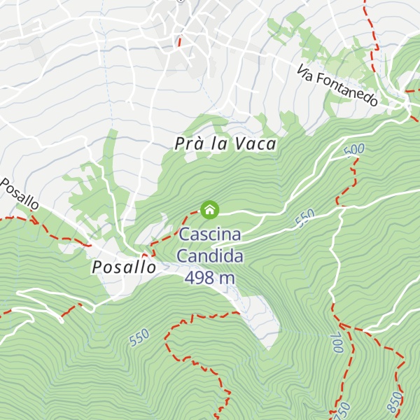 Map of Cascina Candida