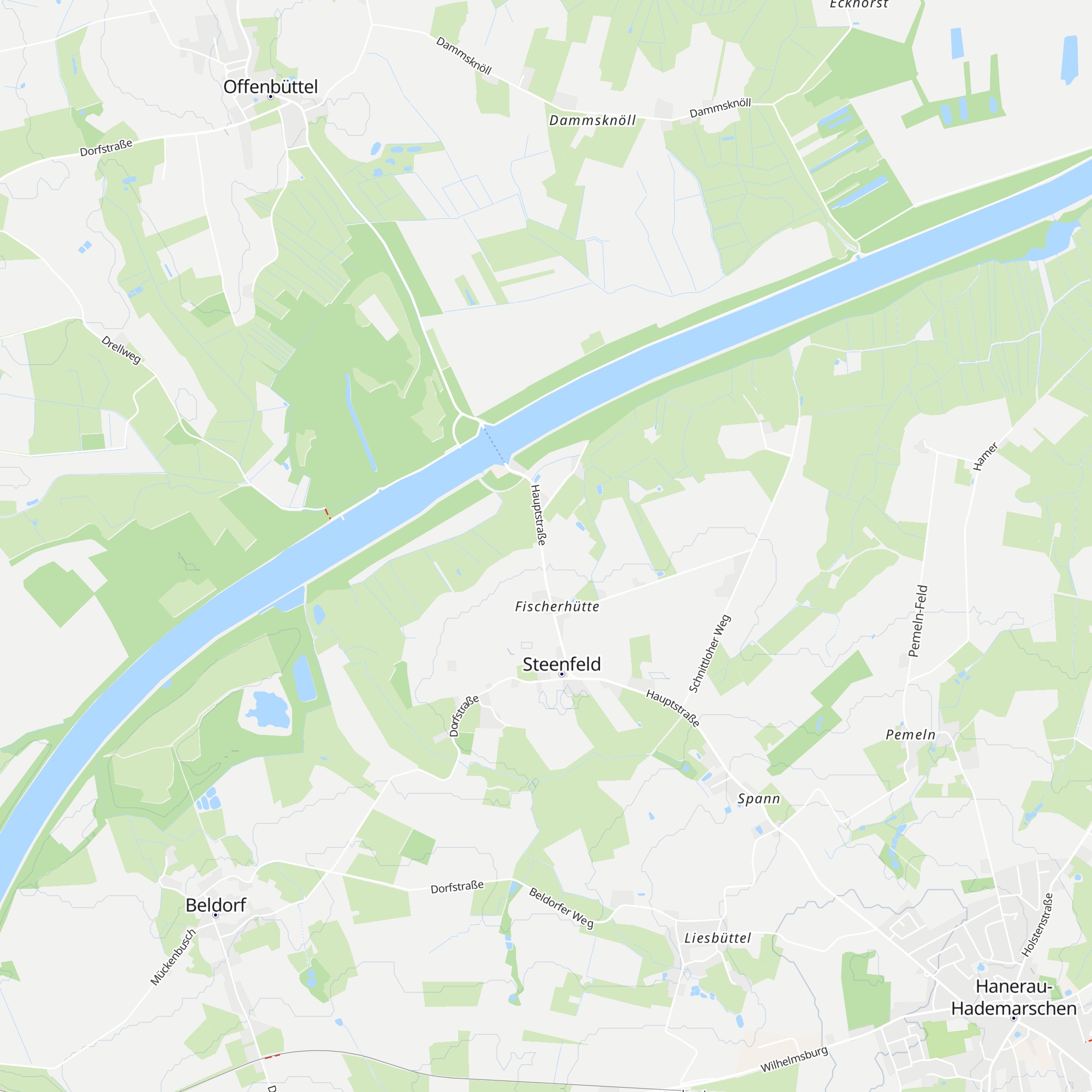 Ferien- & Ponyhof Fischerhütte map