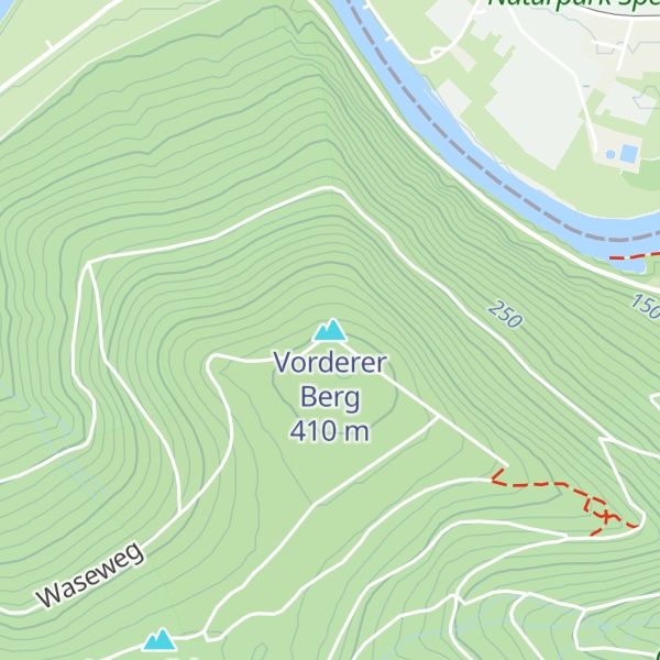 Map of Vorderer Berg