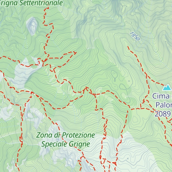 Map of Rifugio Arnaldo Bogani