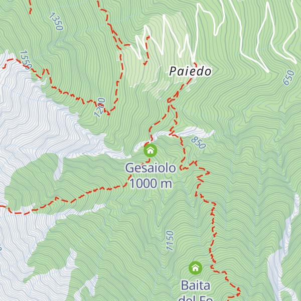 Map of Gesaiolo