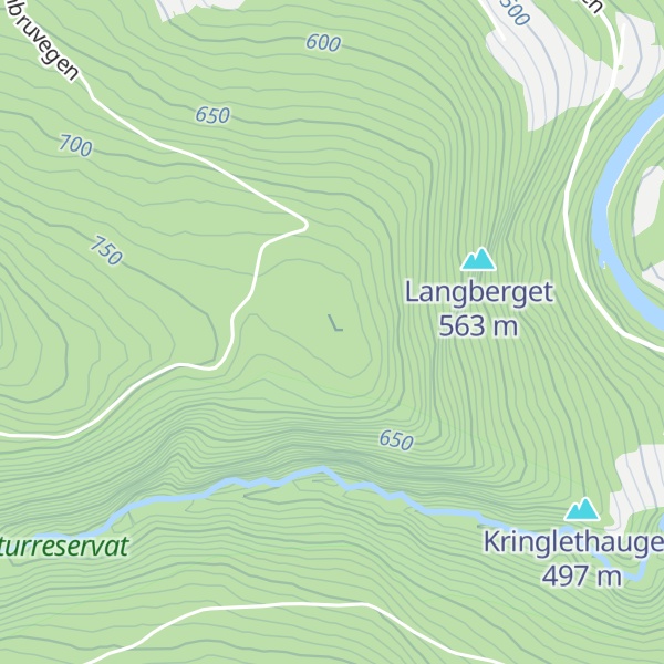 Map of Kringlothaugen