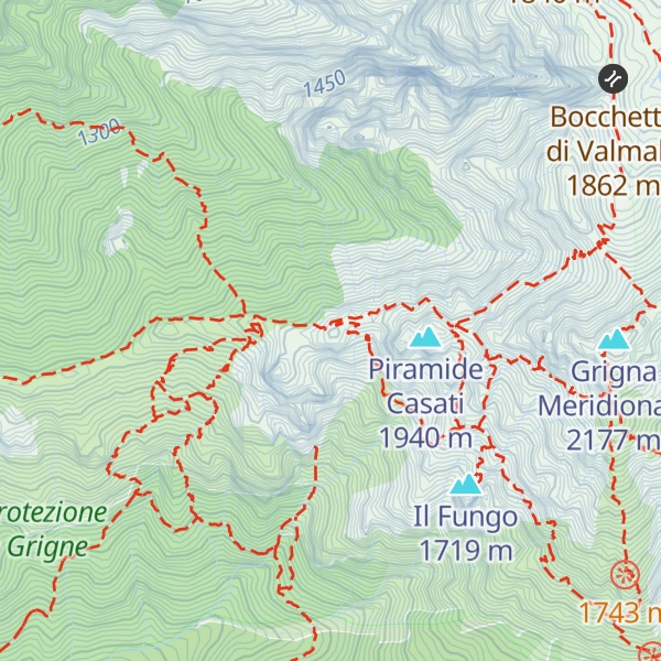 Map of Campaniletto del Rifugio