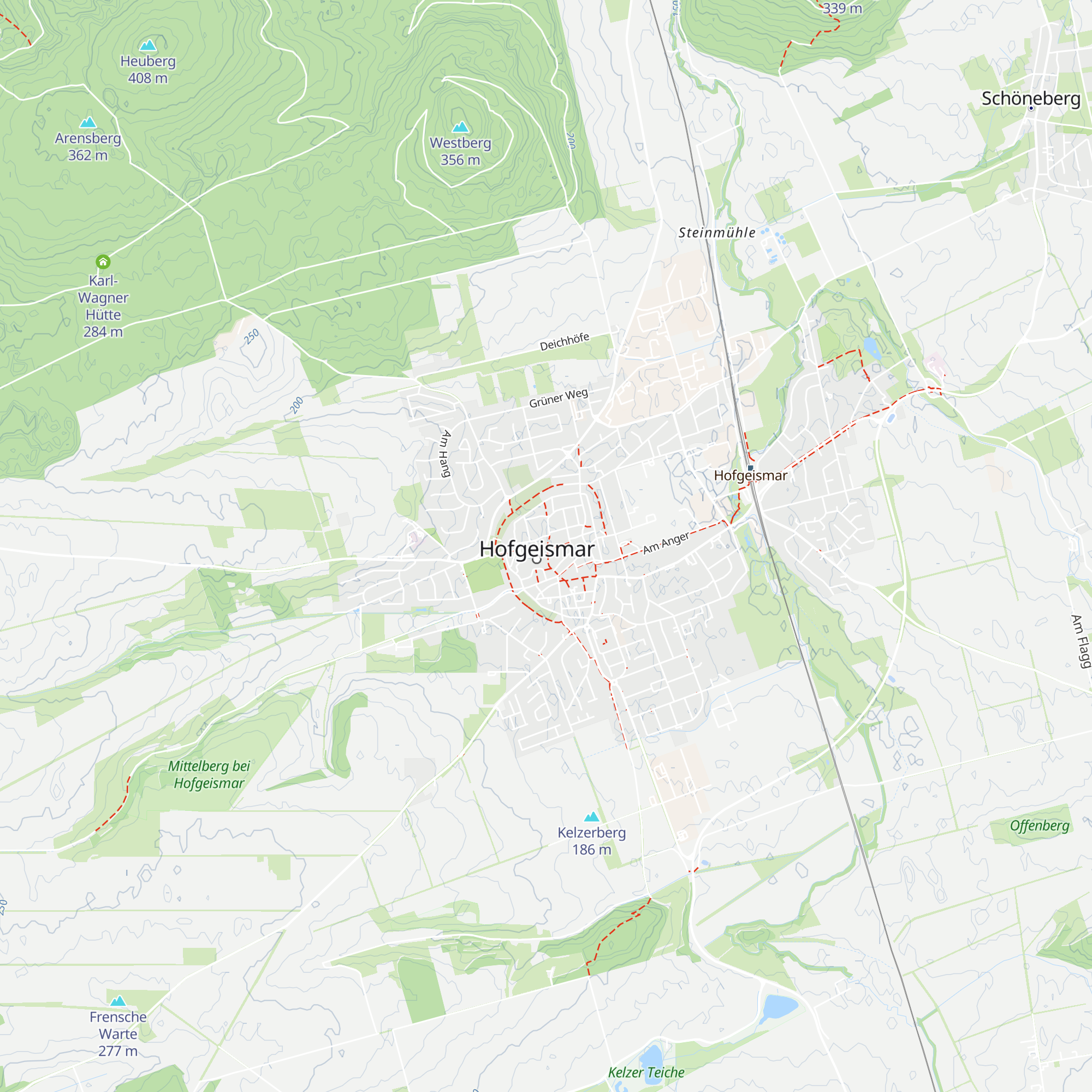 Märchenland Reinhardswald Tourist-Info map