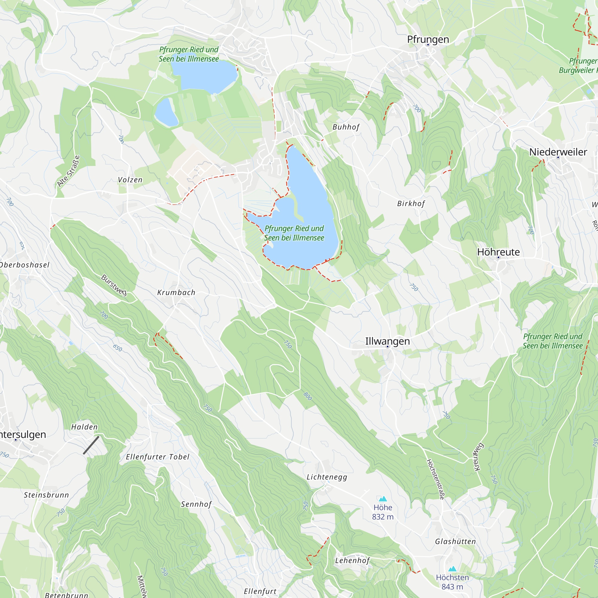 Seehaldenhütte map