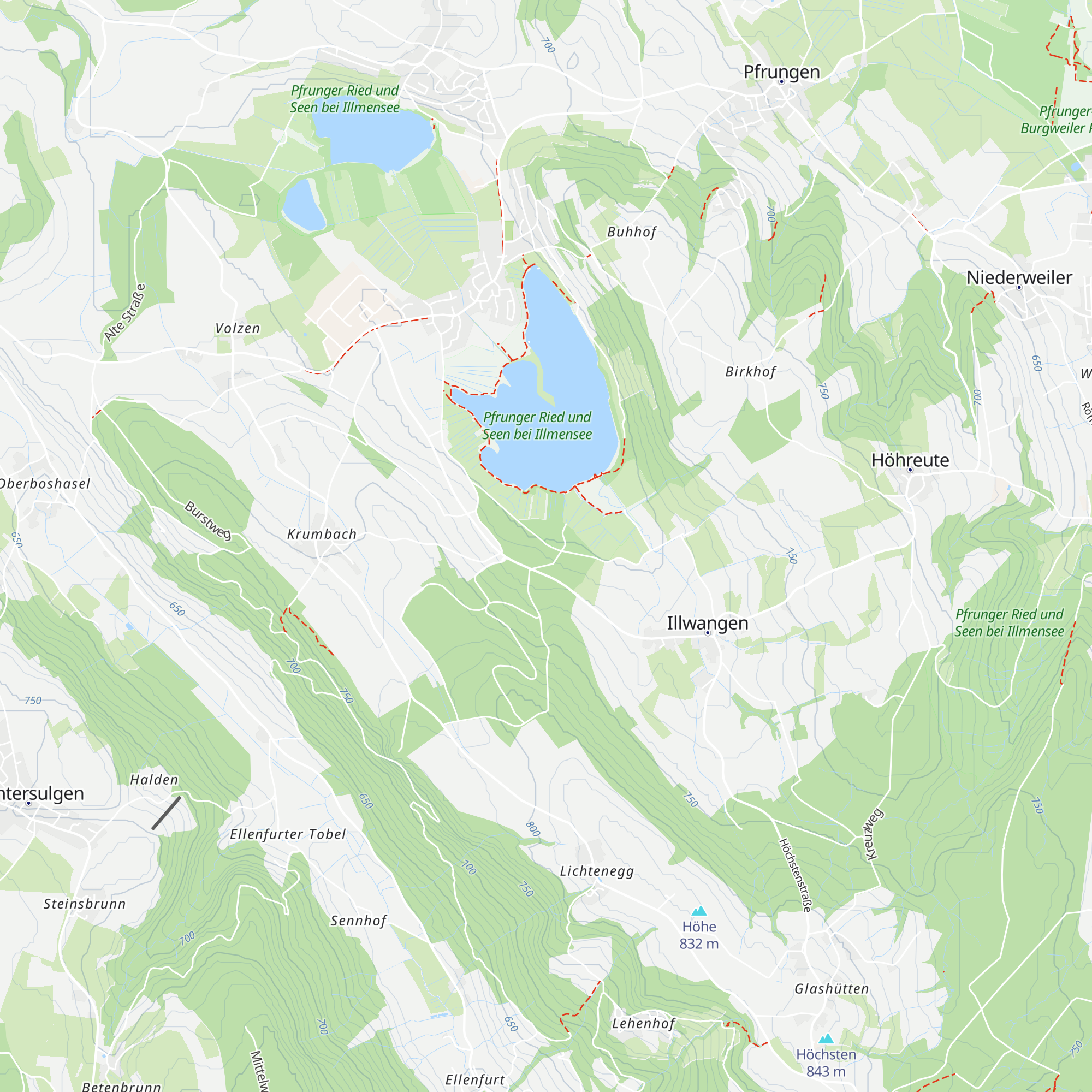 Seehaldenhütte map