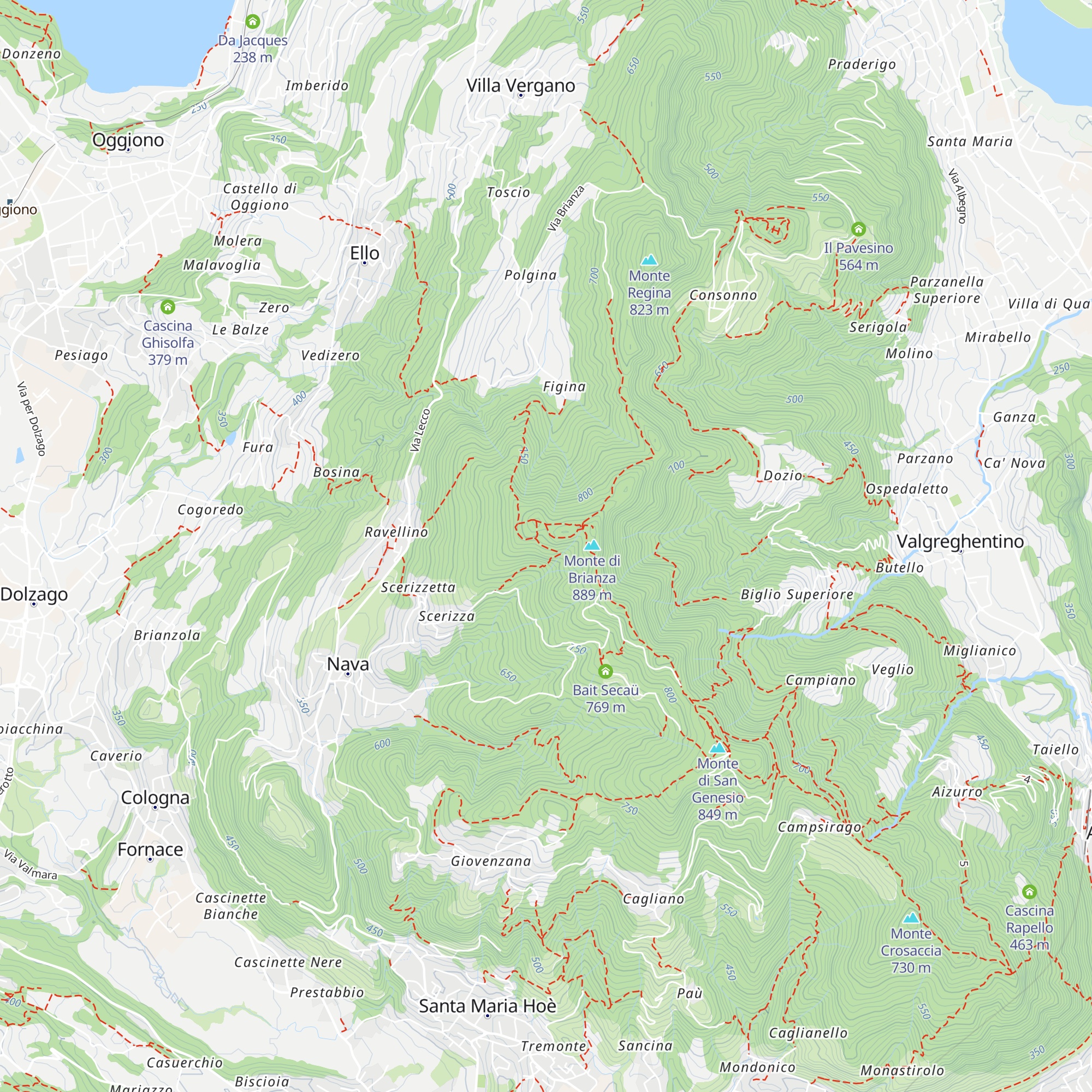 Cascina Alpe map