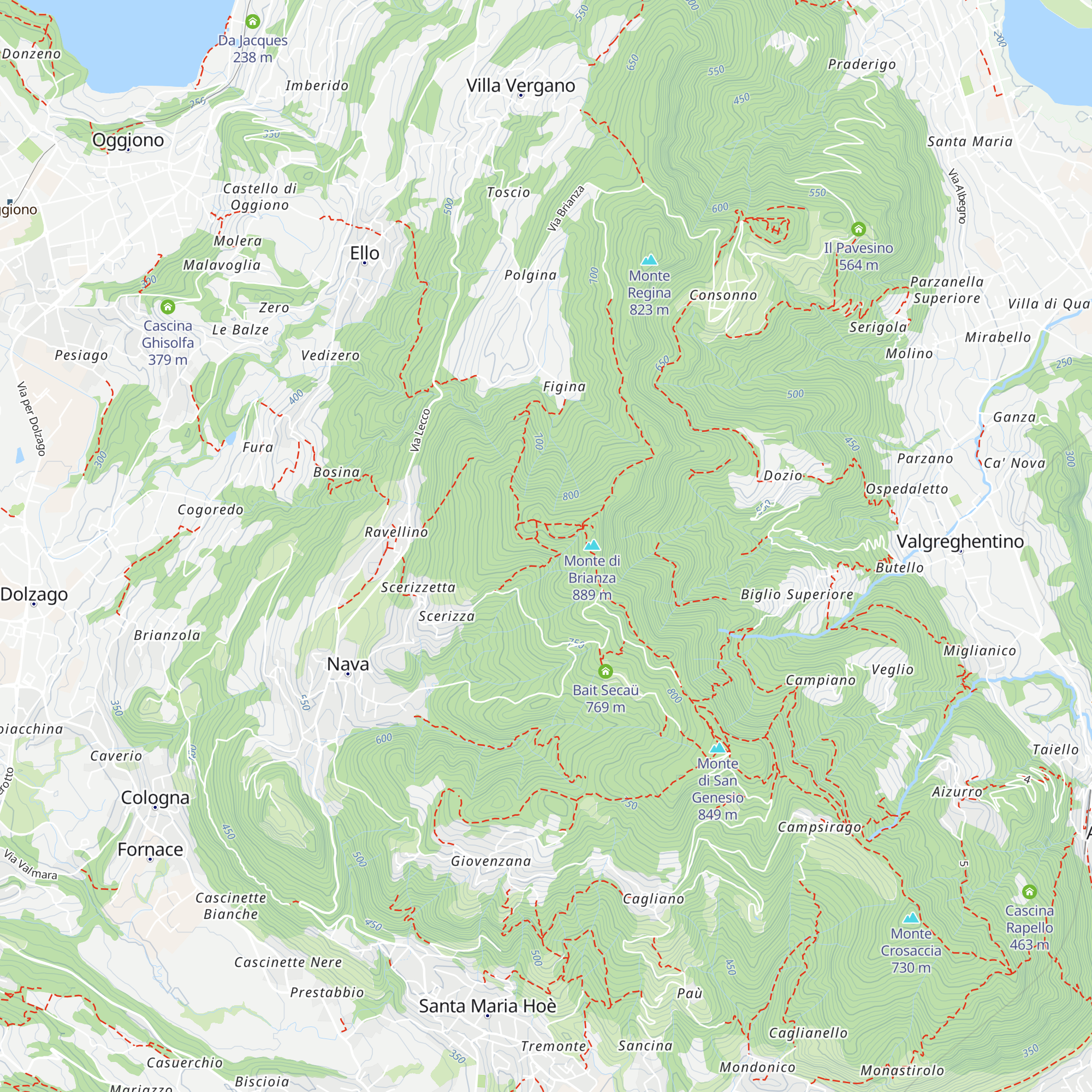 Cascina Alpe map