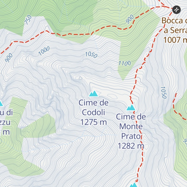 Map of Cime de Codoli