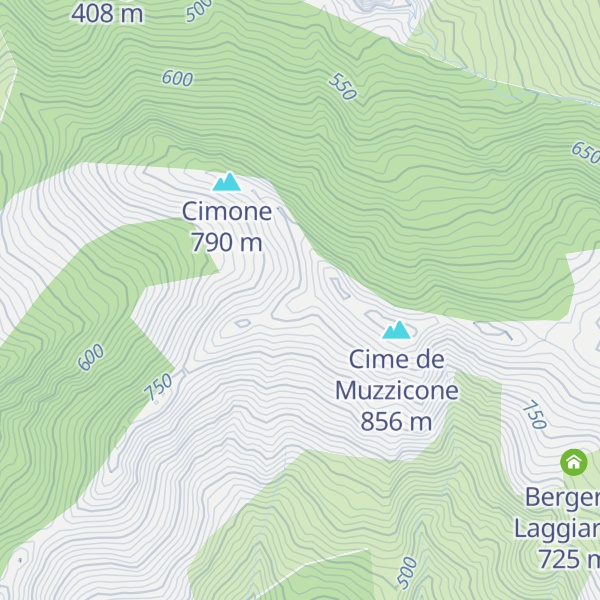 Map of Cime de Macchiella
