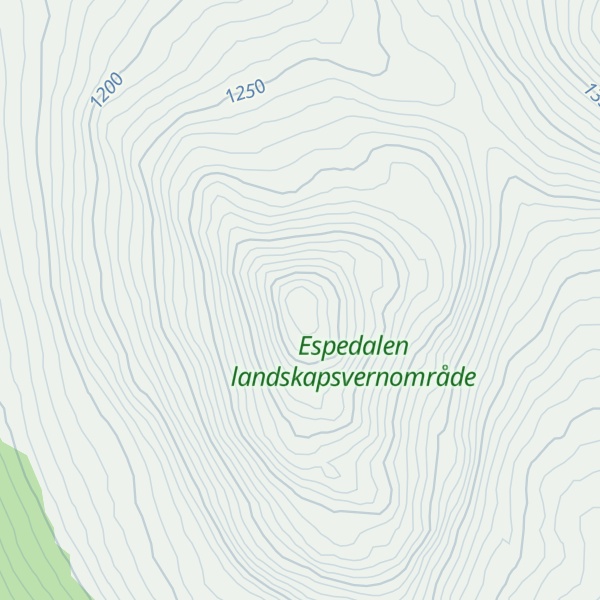 Map of Storhøpiggen