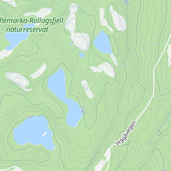 Map of Langevassåsen