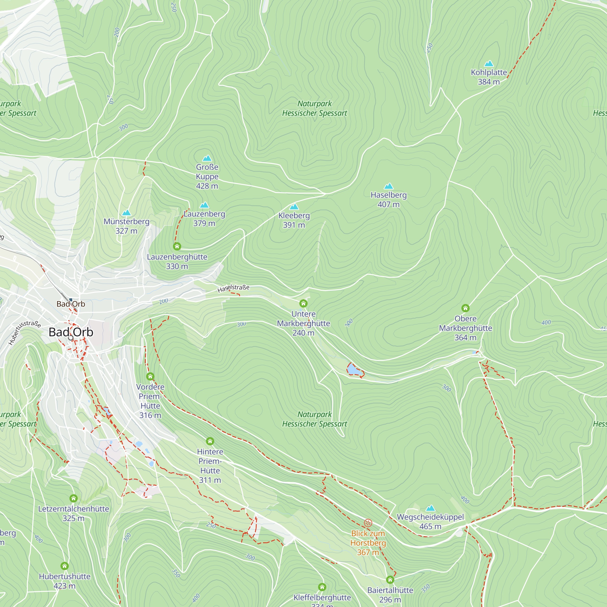 Untere Markberghütte map