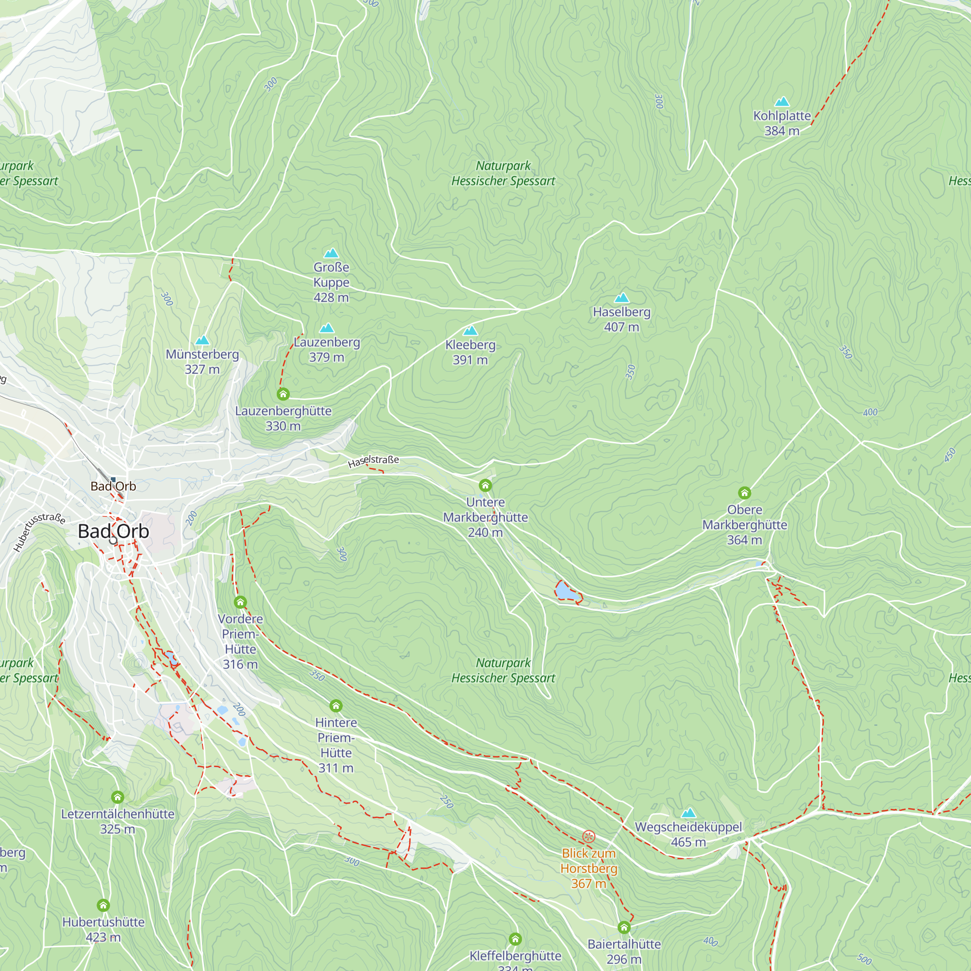 Untere Markberghütte map