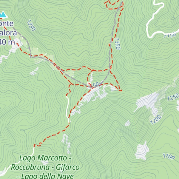 Map of Monte Oramara