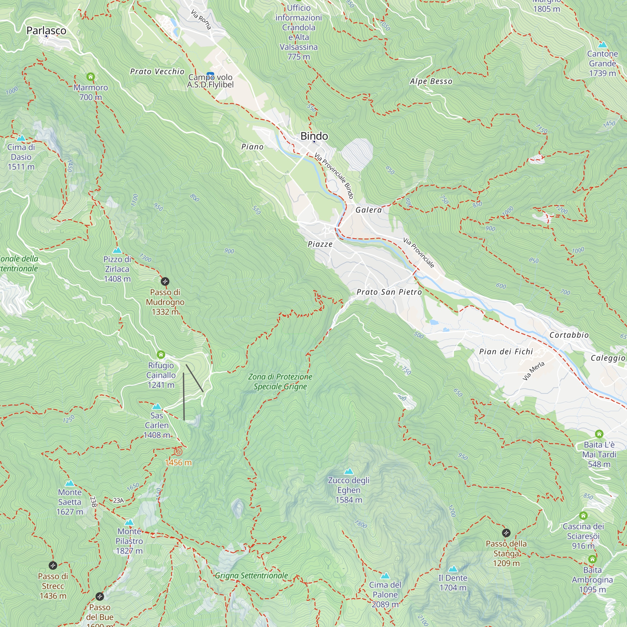 Casa Visnasca map