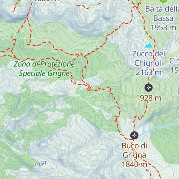 Map of Rifugio Elisa