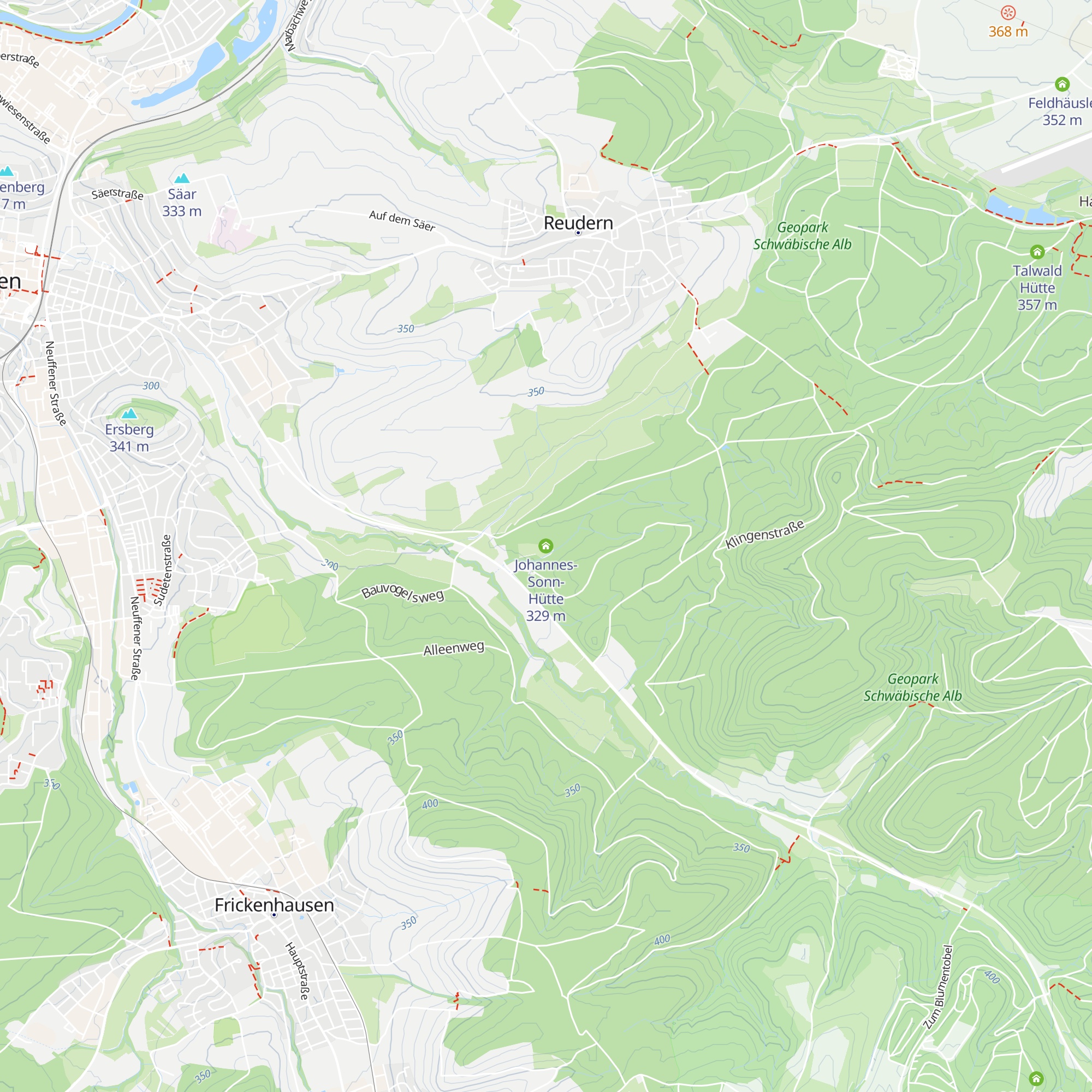 Johannes-Sonn-Hütte map