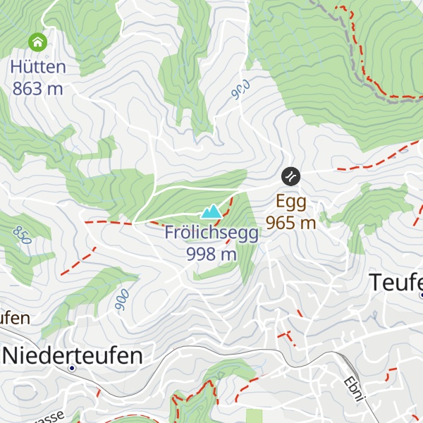 Map of Frölichsegg