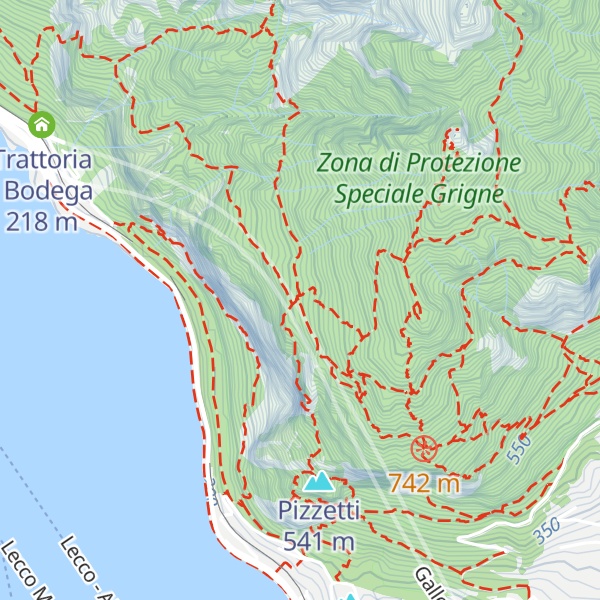 Map of Rifugio Riccardo Piazza
