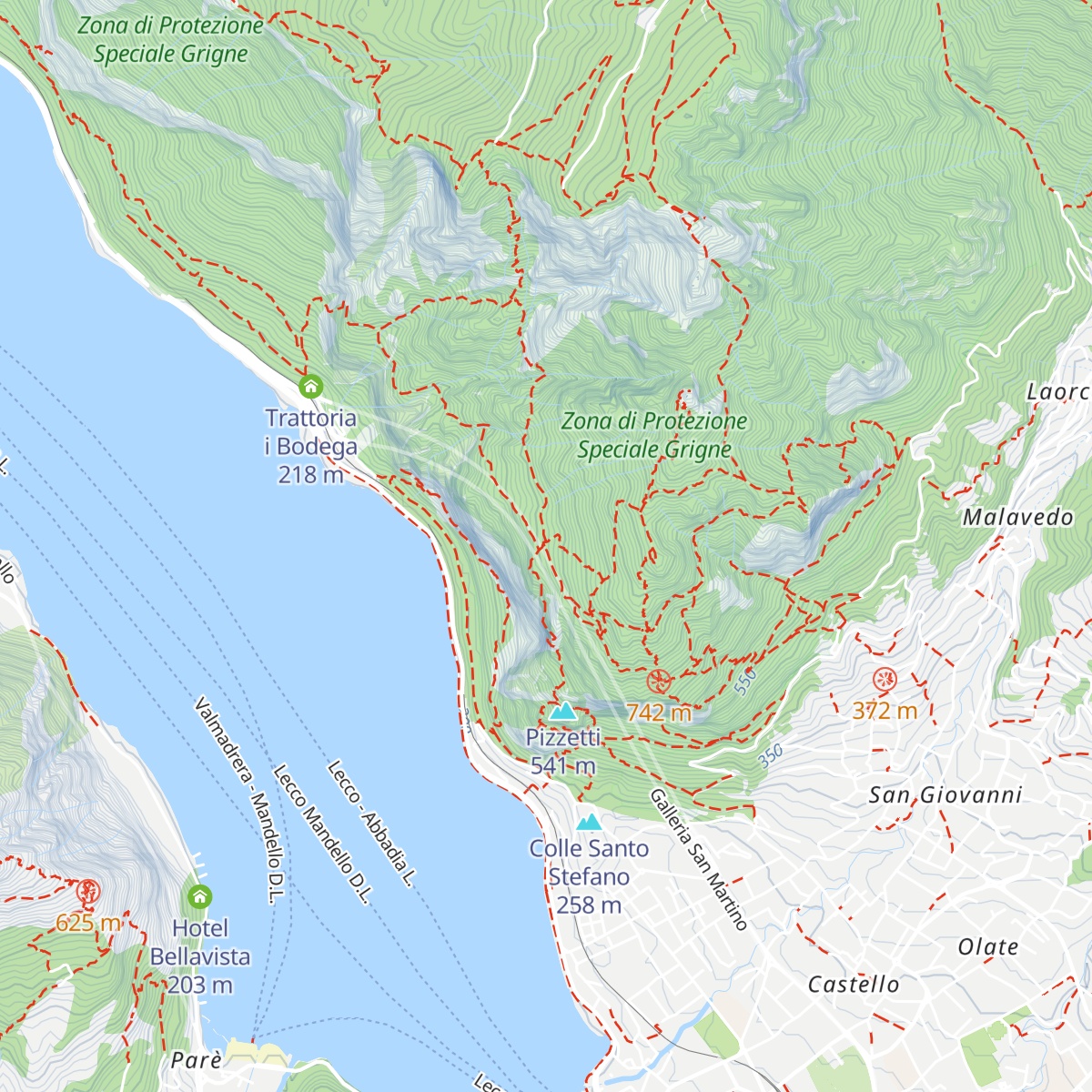 Rifugio Riccardo Piazza map