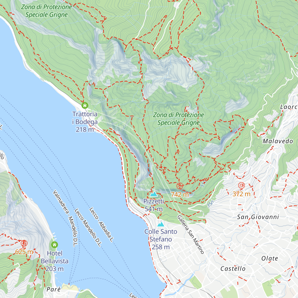 Rifugio Riccardo Piazza map