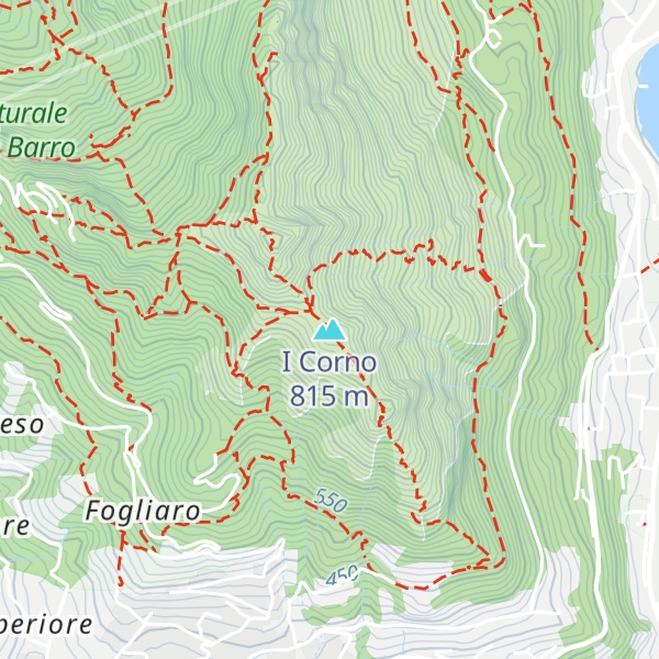 Map of I Corno