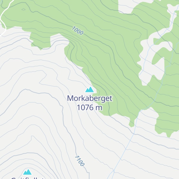 Map of Morkaberget