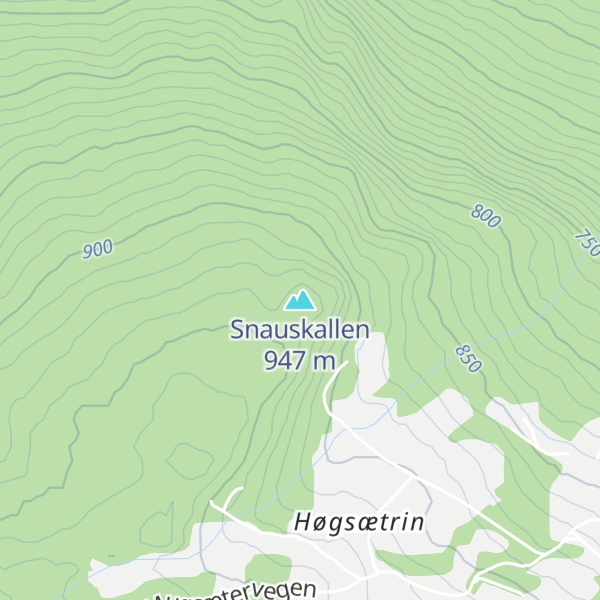 Map of Snauskallen