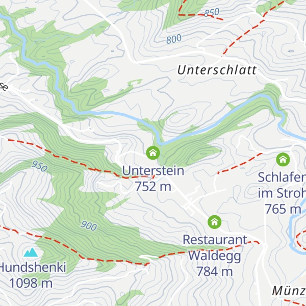 Map of Unterstein