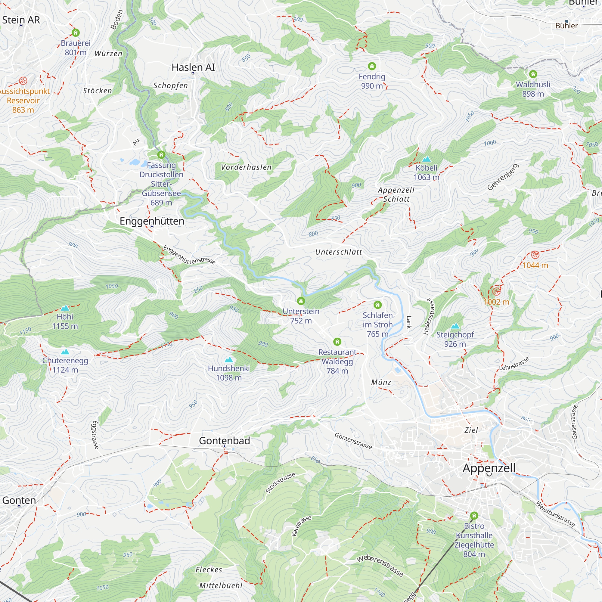 Unterstein map
