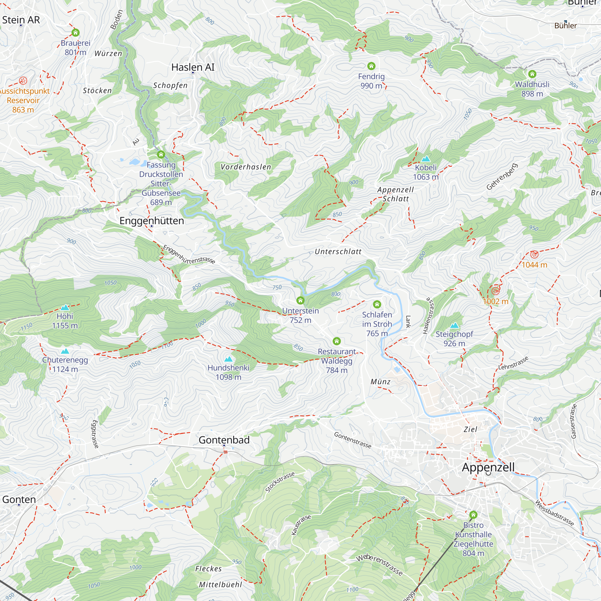 Unterstein map