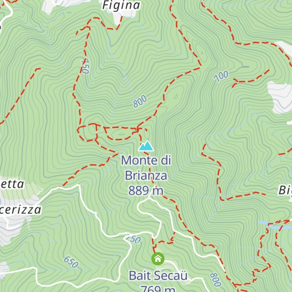 Map of Monte di Brianza