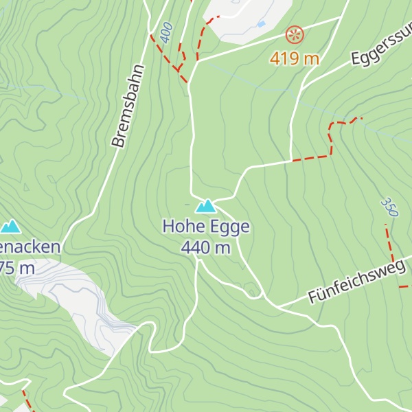 Map of Hohe Egge