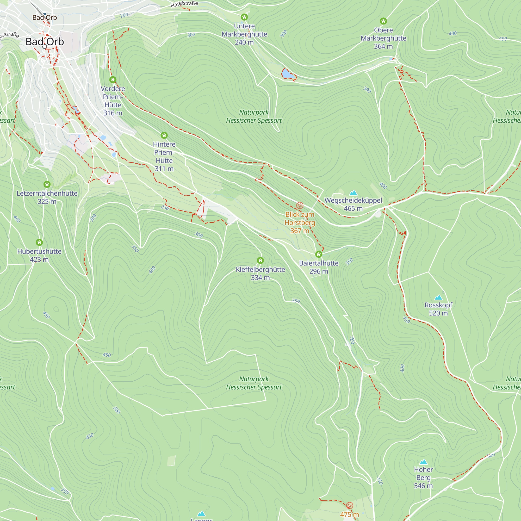 Kleffelberghütte map