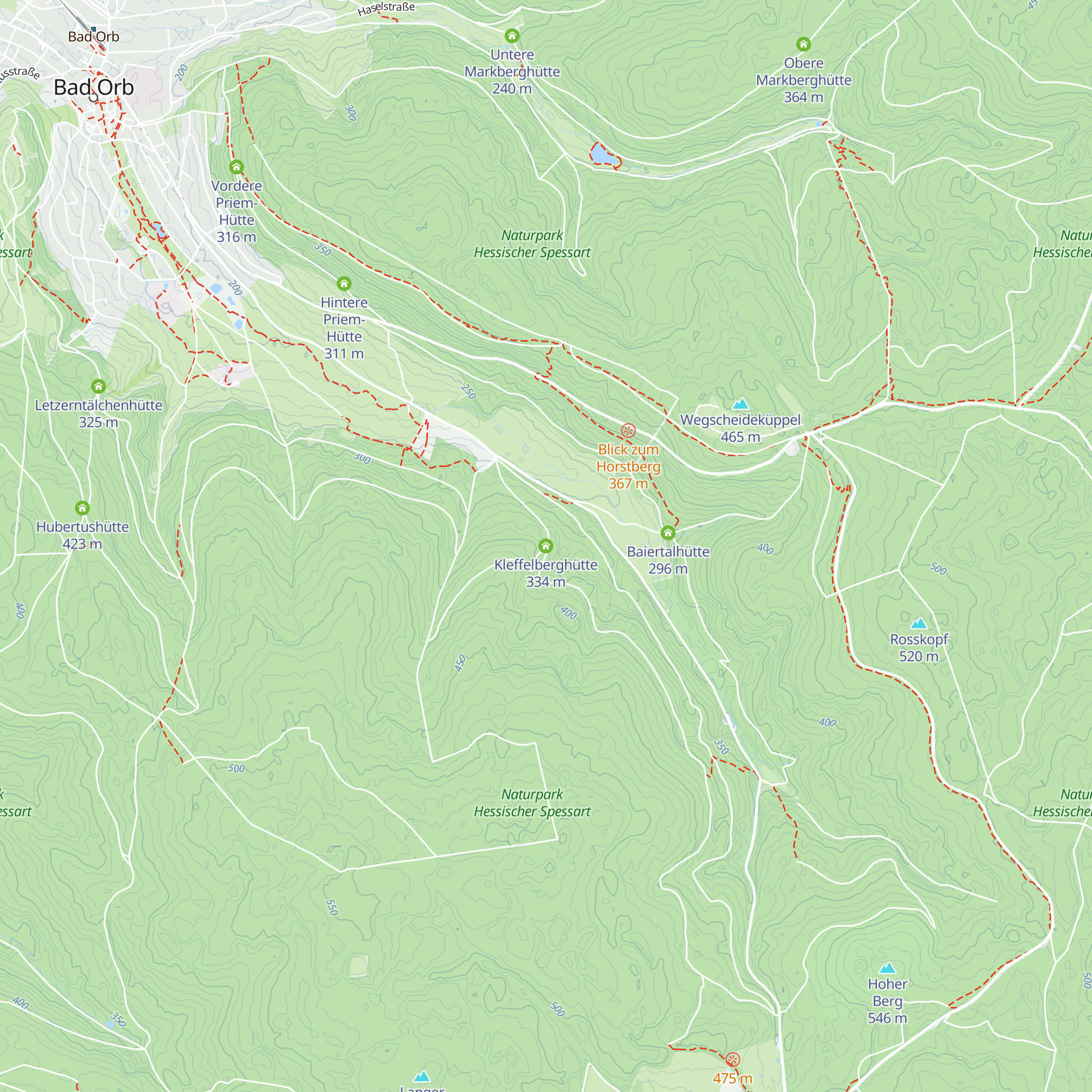 Kleffelberghütte map
