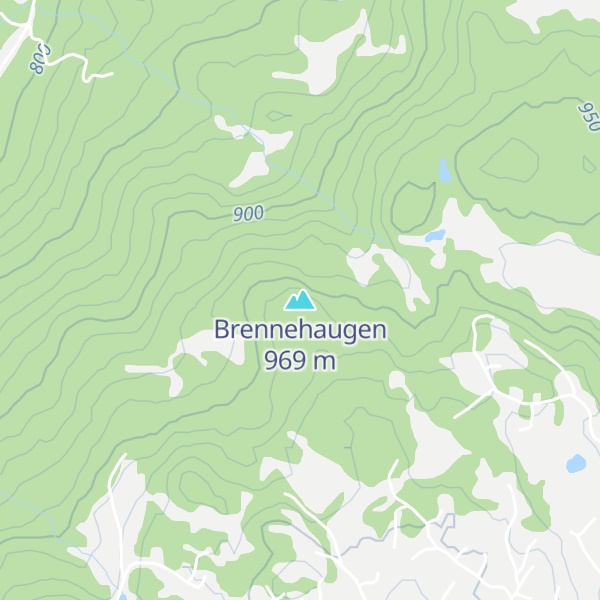 Map of Brennehaugen