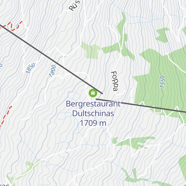 Map of Bergrestaurant Dultschinas