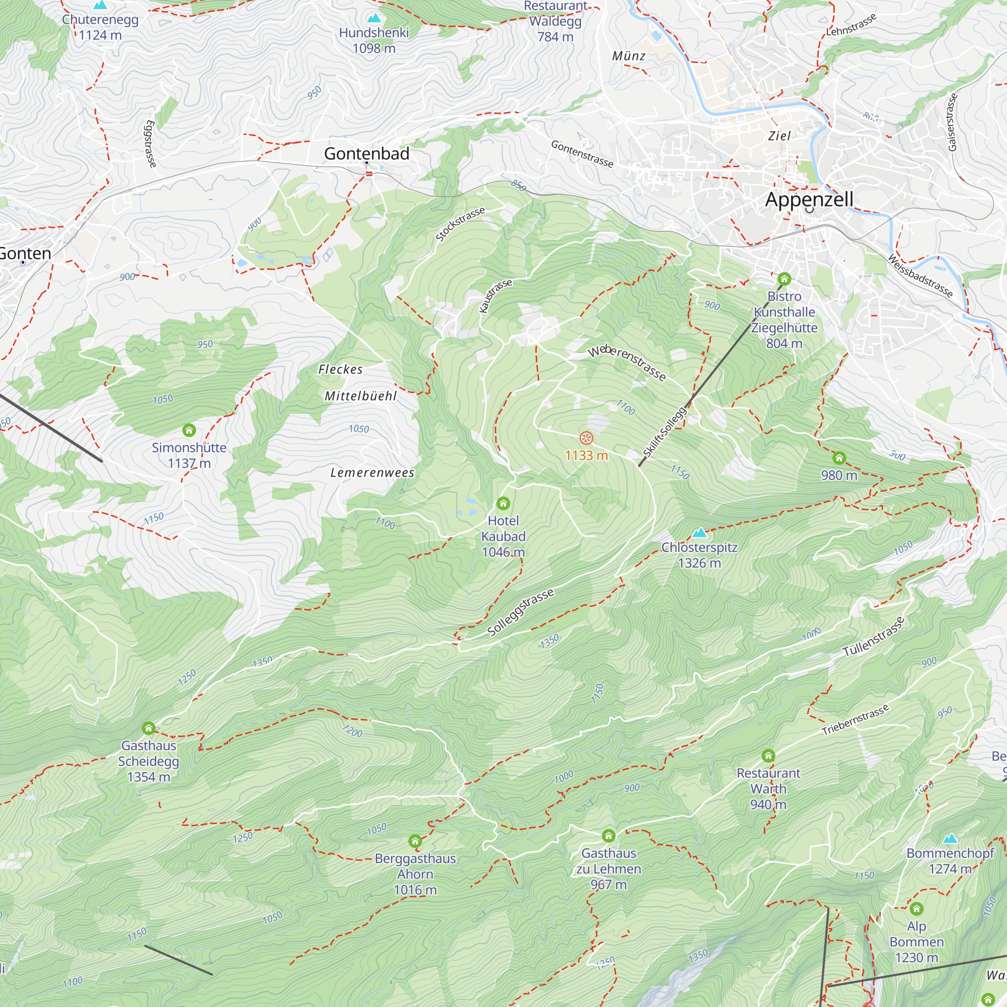 Hotel Kaubad map