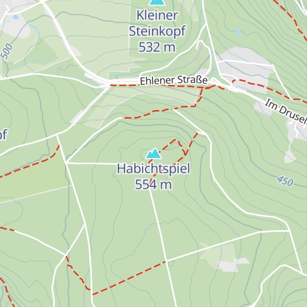 Map of Habichtspiel