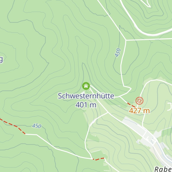 Map of Schwesternhütte