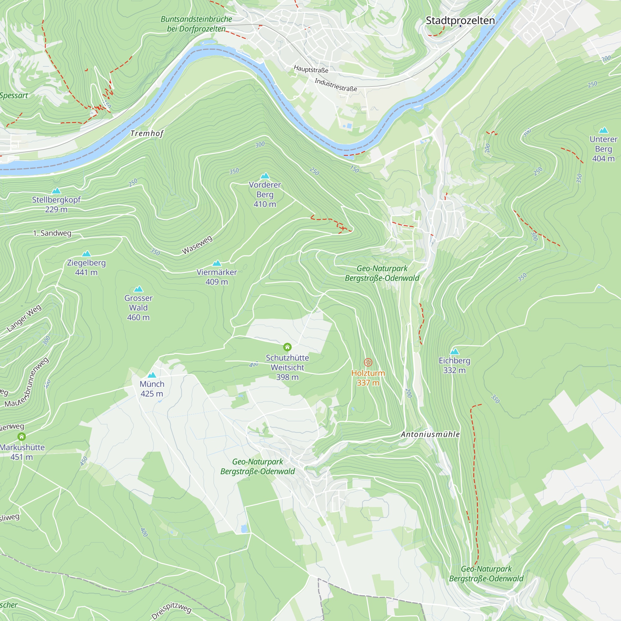 Fichtenfeldhütte map