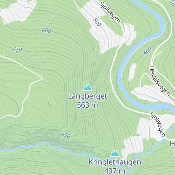 Map of Langberget