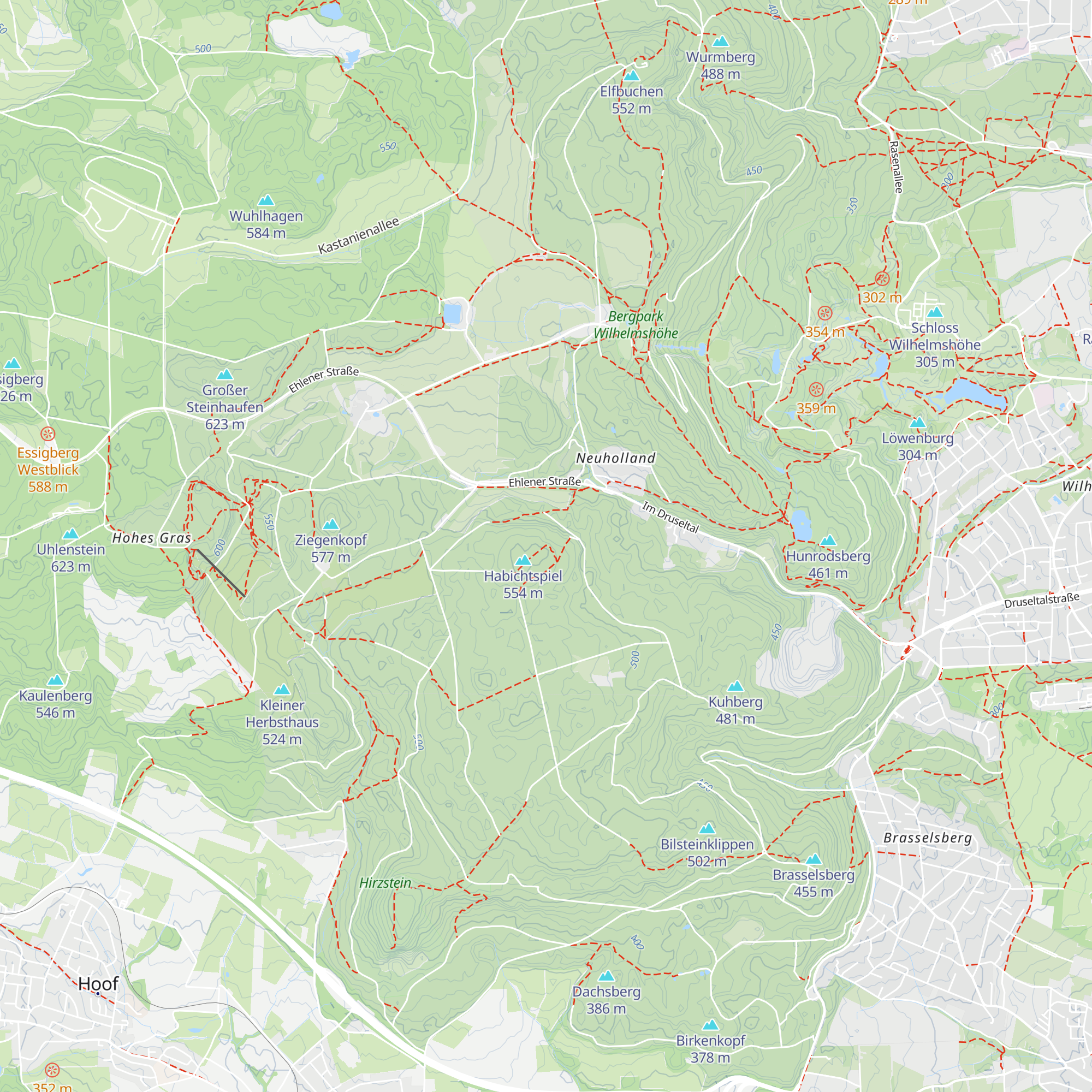 Bruno-Giese-Hütte map